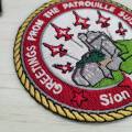 Bokstäver klädväskor hattar mössor 3D broderi patch