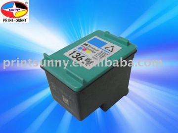 spongeless ink cartridge for HP136/C9361HE