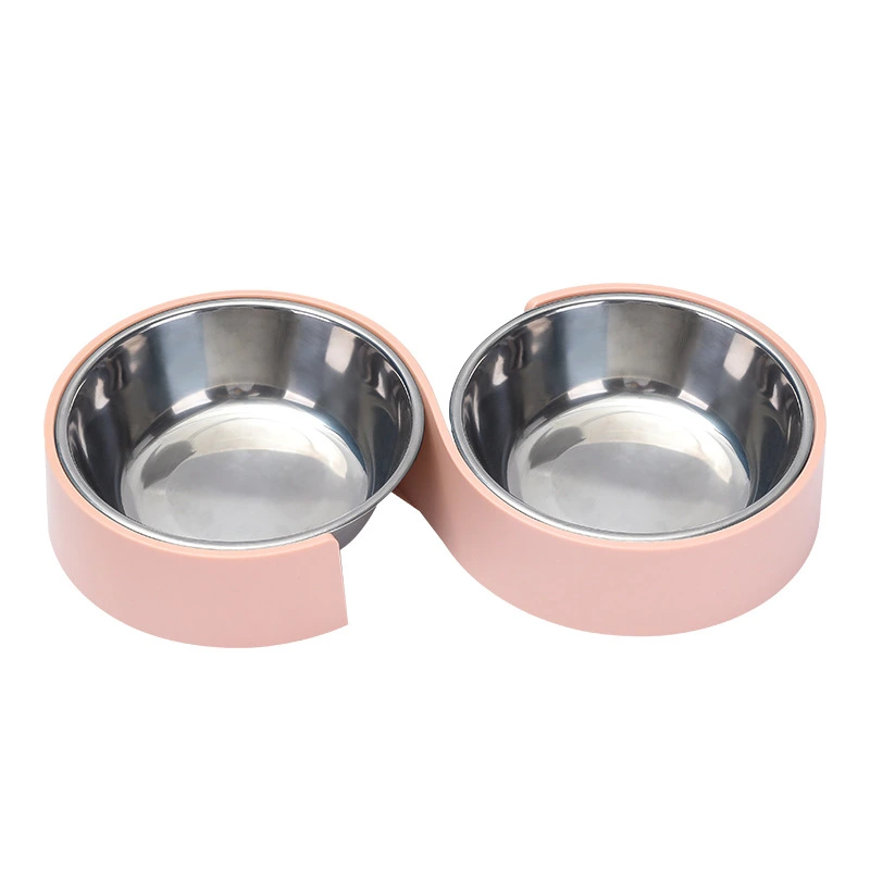The New Pet Bowl Minimalist Design Pet Cat Bowl Anti-Overturning Dog Bowl Cat Feeding Water Bowl