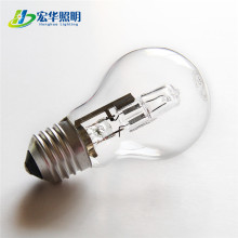 70W 220V A19 Clear Glass Halogen Long Life Light Bulb