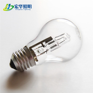 70W 220V A19 Clear Glass Halogen Long Life Light Bulb