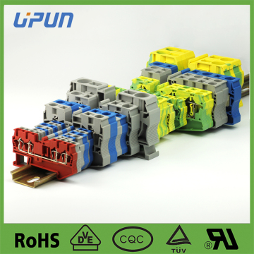 terminal block din rail connector