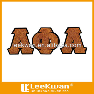 Custom Letters Chenille Embroidery Patches