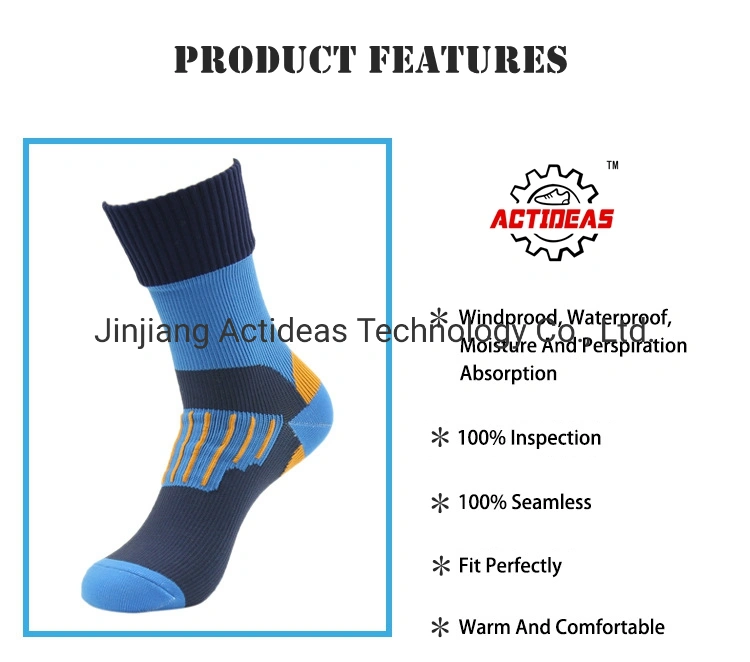 2021 New Fashion Outdoor 100% Waterproof Breathable Men Sport Socks