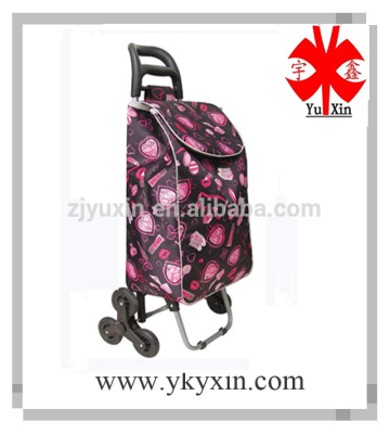 Stair Climbing Shopping Trolley Bag/shopping trolley bag with three wheels