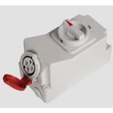 Socket With Switches and Mechanical Interlock