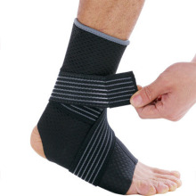 Breathable Neoprene Performance Lace Up Aircast Ankle Brace Ankle Support 3d Compression Sleeve With Strap