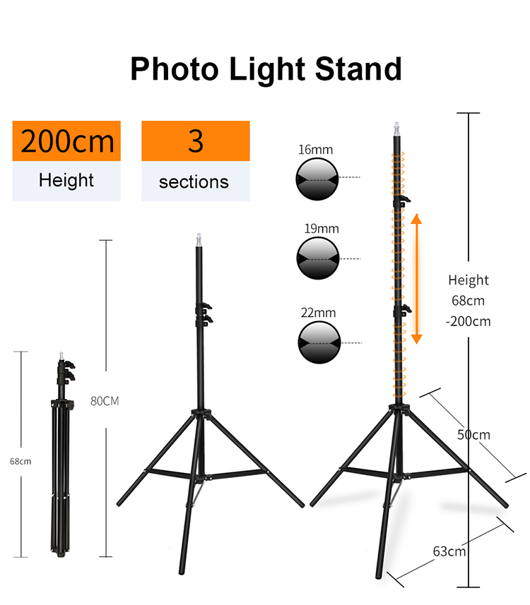 Kit di illuminazione continua Softbox per studio fotografico con portalampada E27 a sbalzo e 4 in1 per riprese di prodotti fotografici e video!