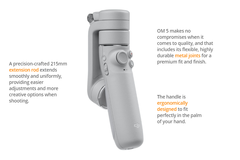 DJI OM5 3-Axis Handheld Gimbal Active Track 4.0 Portable and Foldable OM 5 Original New In Stock for smartphone gimbal