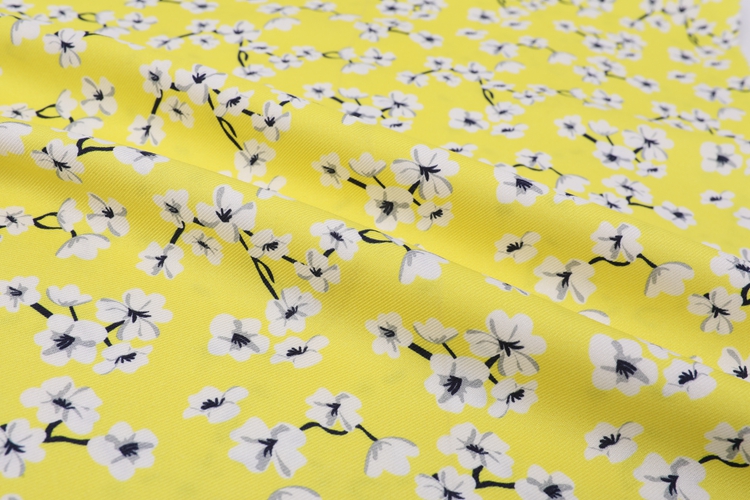 Rayon Fabric Manufacturer Custom Shirting Rayon tryckte Twill -tyger