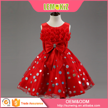 Latest design fancy girls party dresses cotton girls birthday party skirt girls party frock