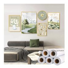 Pigment Latex Print 44 Inch Cotton Canvas Roll for Large Format Inkjet Printing