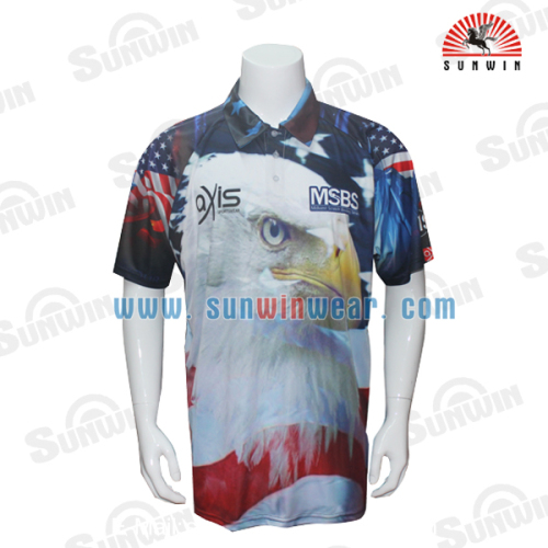 High quality wholesale fishing shirt,sublimated fishing jersey