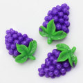 Mini Grape Shaped Resin Cabochon Handmade Crfat Decor Beads Charms DIY Toy Phone Shell Ornaments Slime