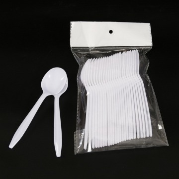 Individually Wrapped Plastic Cutlery Spoons Fork Set