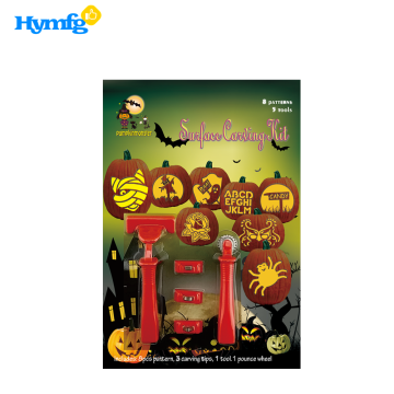 Neues Design 5er Halloween Kürbis Surface Carving Kit