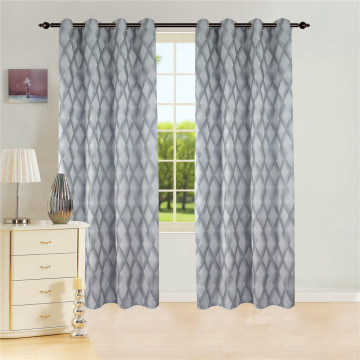 Jacquard Window Curtain with 8 Grommets Curtain