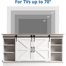 Ferme TV Stands avec armoire de stockage