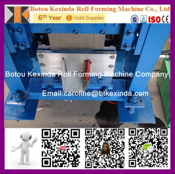 2015 rain gutter machinery steel gutter profile roll forming machinery