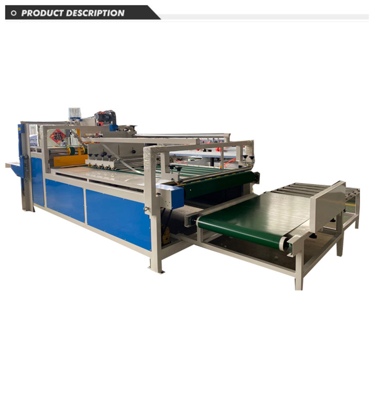 Manual Carton Box Semi-Automatic Folder Gluer Machine high speed factory