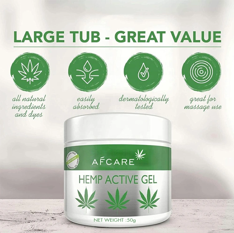 Private Label Natural Organic Cbd Hemp Active Relief Gel for Joints and Muscle