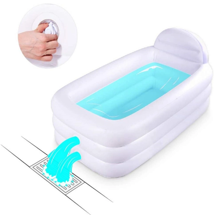 Aufblasbare Badewanne für den Außengebrauch