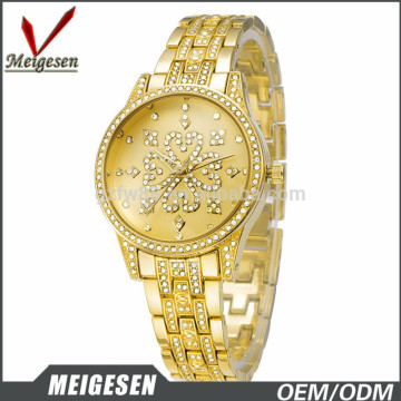 Fashion Lady brand watch gold Diamond Quartz watch women gift