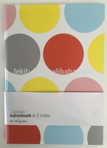 professional notebook recycled b5, perforated notebok