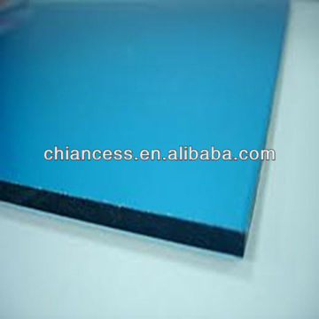 fireproof blue polycarbonate PC solid sheets