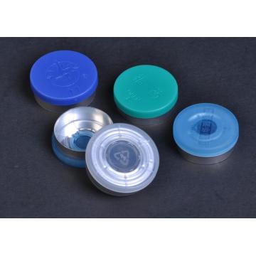 28mm aluminum and plastic cap for bottle