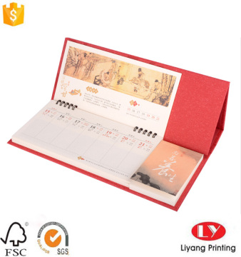 Wholesale Printed Wire Binding Desk Calendar