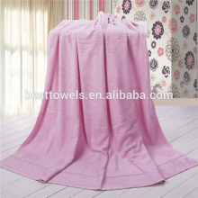 Solid Color Jacquard Bath Towel