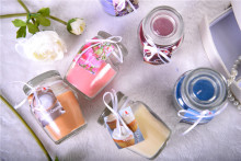 Color Clear Glass Candle
