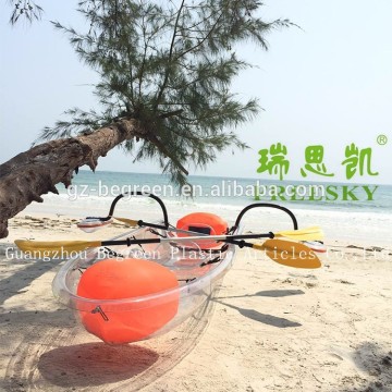 Freesky Clear Plastic Rowing Boat