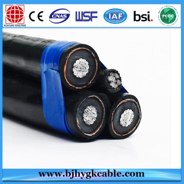 0.6 / 1KV aluminio núcleo XLPE cable de alimentación superior aislado