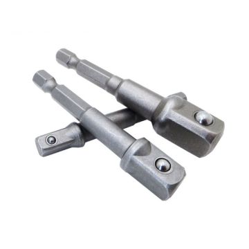 Hex Shank Square Adapter with Locking Ball