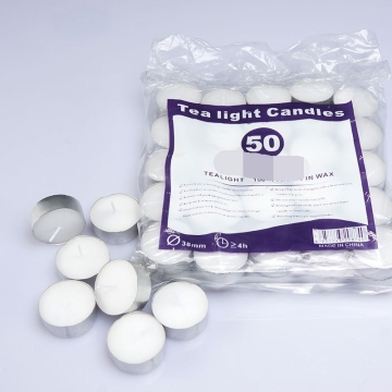 6hrs custom candle tea light wedding candle