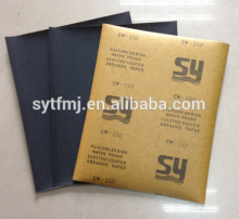 wet and dry silicon carbide sand paper for jewel stone, agate , jadite , sapphire