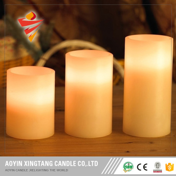 LED rechargeable color remote control candle light