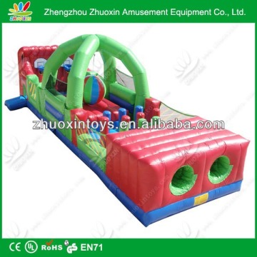 challenging boot camp inflatable obstacle course