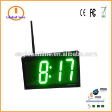 4 digital 4" Green synchronized time educational environments use wifi Wall Clocks