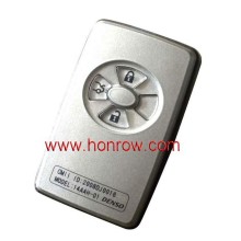 High quality toyota yaris remote key Toyota 3 button remote key blank with key blade toyota smart key shell