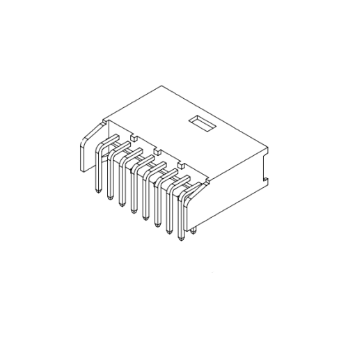 2.54mm ملعب Dual Row 90 ° WIFER AW2549R-2XNP