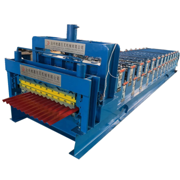 Corrugated roof sheet trapezoidal wall panel machine