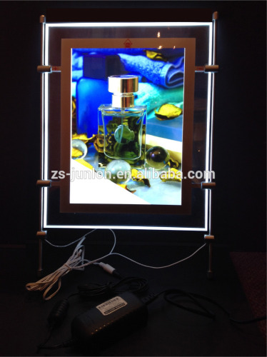 Advertising led window display ultra thin acrylic led display