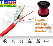 Red FPLR Solid Fire Alarm Cable for security alarm system