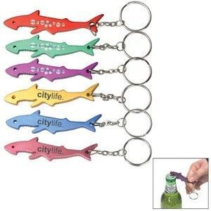 Common Colors Picture Key Ring 30 * 60mm Eco-friendly Customized Bottle Openers