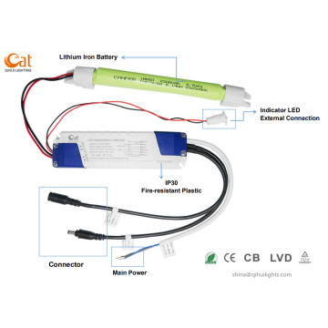 Paquete de baterías de luz de emergencia LED