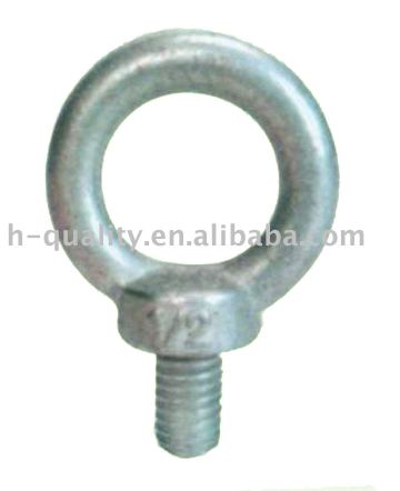 Shoulder type machinery eye bolt