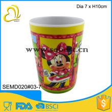 popular cartoon custom design round plastic cup drinkware